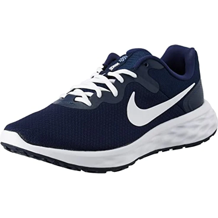 Nike Revolution 6 Next Nature, Laufschuhe mit atmungsaktivem Design und recyceltem Material, blau, Größe 44,5 – Bild 1