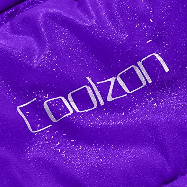 Coolzon Outdoor Schlafsack, 3-4 Jahreszeiten Erwachsene, ultraleicht, wasserdicht, bequem, rot-lila – Bild 5