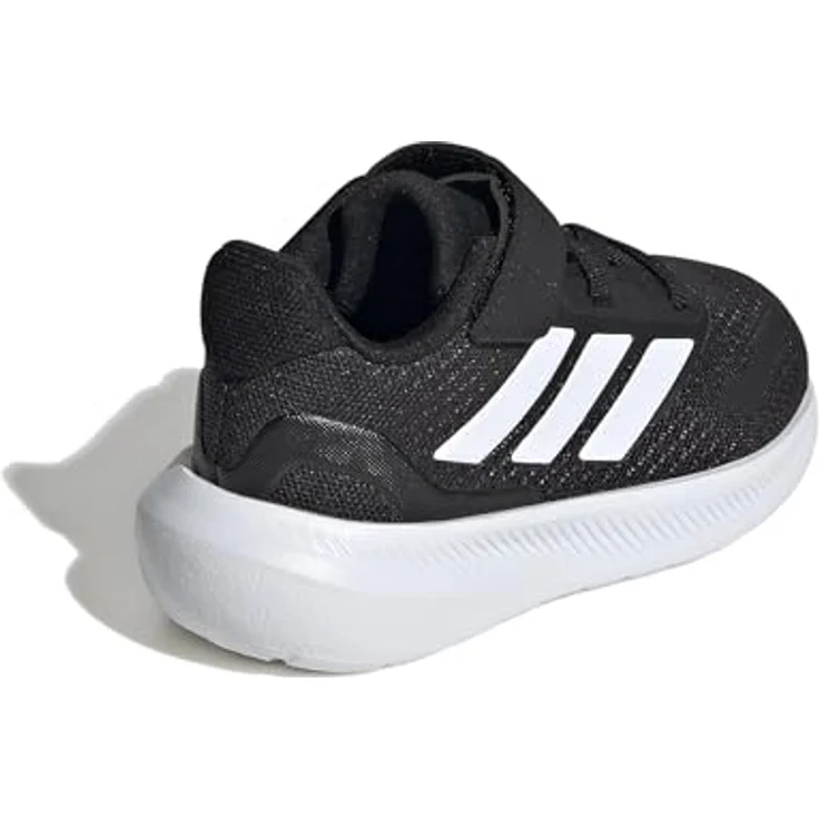 Adidas Jungen Runfalcon 5 Laufschuhe, atmungsaktives Mesh, CloudFoam-Zwischensohle, schwarz/weiß, Größe 35 – Bild 8