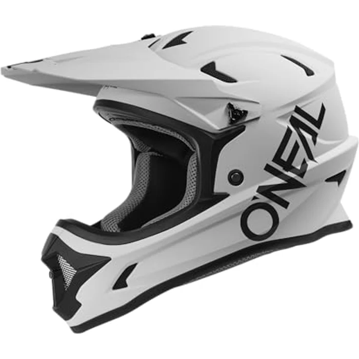 O'Neal Sonus Helm Solid Light Gray, MTB Helm mit ABS Außenschale und Fidlock Magnetverschluss, Größe XL – Bild 2