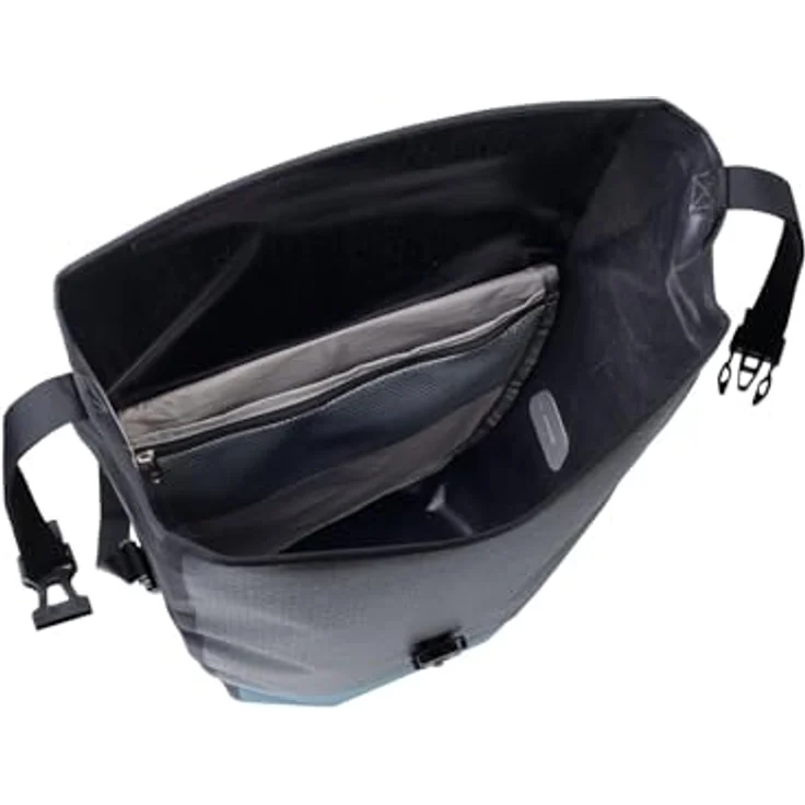 Vaude Aqua Back Single, 24 l Gepäckträgertasche, wasserdicht, recycelte Materialien, anpassbarer Rollverschluss, Fittingsystem QMR 2.0 – Bild 3