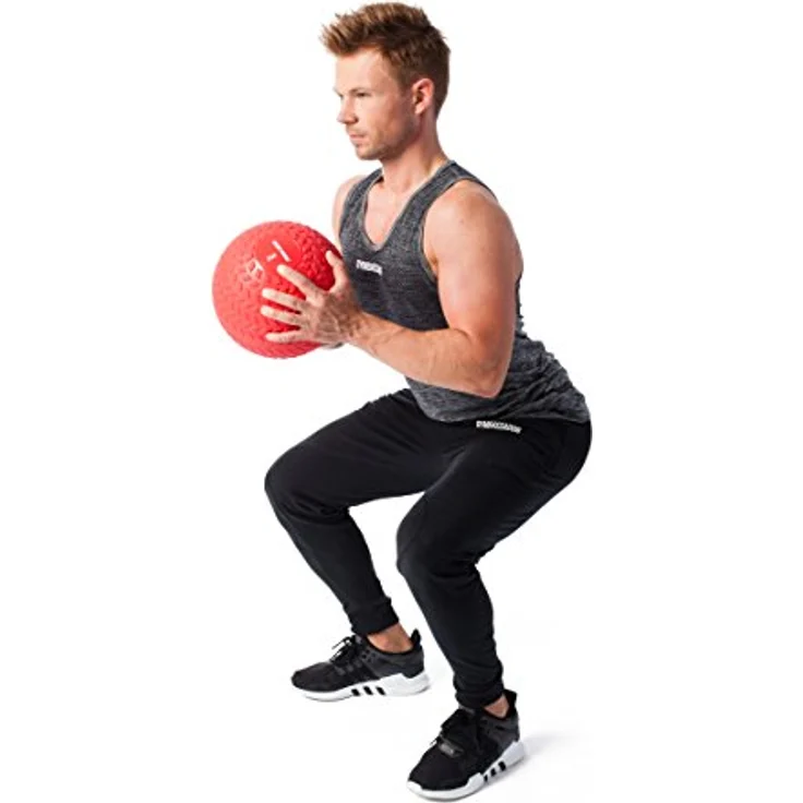 Sport-Thieme Slam-Ball | Gewichtsball, Smash- Battleball mit Stahl-Sand Füllung u. strukturierter Gummi-Oberfläche | In 6 Varianten: 3-20 kg | Ø 23-28 cm – Bild 5