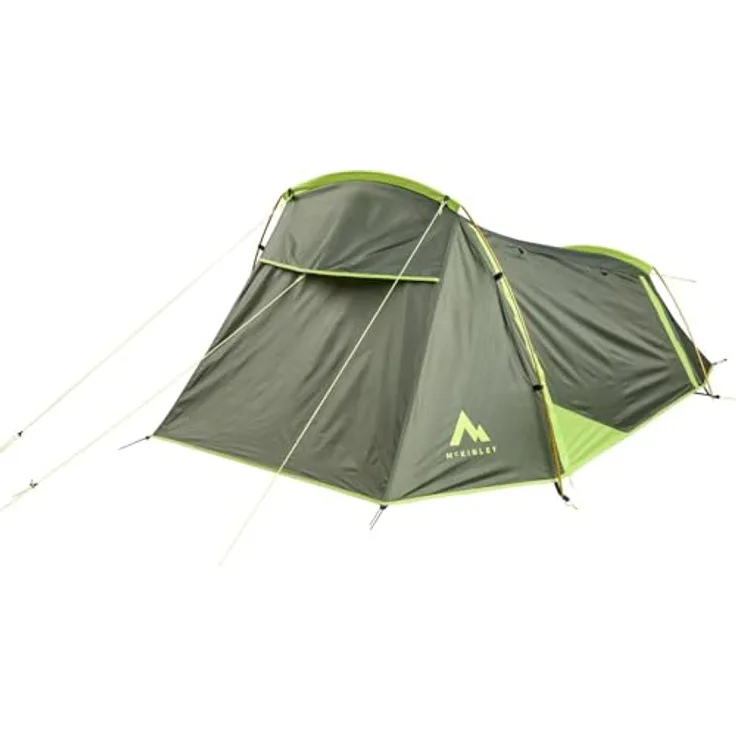 McKinley Ampato 20.2 Trekking-Zelt, wetterfest und kompakt, Green Dark/Green LIM, One Size