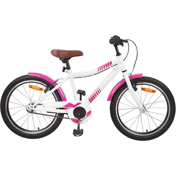vidaXL Kinderfahrrad 18 Zoll, für 5-7 Jahre, rosa, inkl. Aufbauanleitung, max. 50 kg