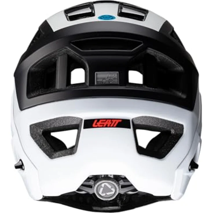 Leatt Helmet MTB Enduro 4.0, Vollgesichtshelm mit abnehmbarem Kinnbügel, weiß, Größe L, 360°-Turbinentechnologie – Bild 8