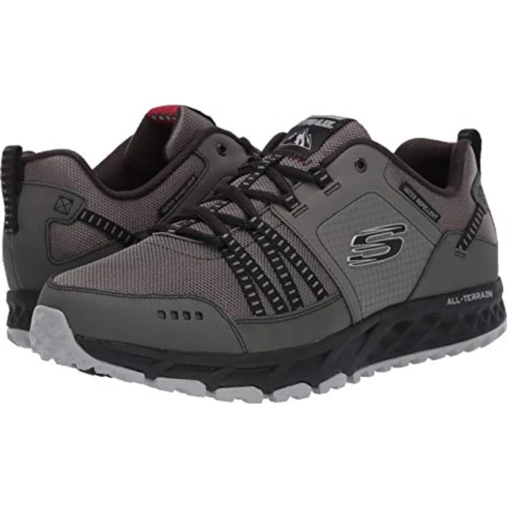 Skechers Trail-Sport Wanderschuhe, Kunstleder/Mesh mit Air-Cooled Memory Foam und Bio-Dri Innenfutter – Bild 7