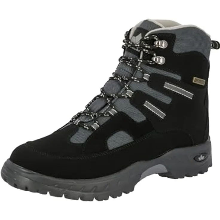 LICO work Lico Winterboot FLAKE, Wanderschuh aus Nylon mit kuscheligem Futter und Textildecksohle, schwarz