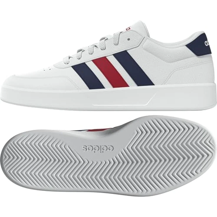 adidas Herren Breaknet 3.0 Shoes, Laufschuhe mit Synthetik-Obermaterial, FTWR White/Dark Blue/Better Scarlet, 48 EU – Bild 9