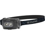 Ledlenser HF4R Core, wiederaufladbare Stirnlampe mit 500 lm, drei Helligkeitsstufen und rotem Frontlicht, schwarz