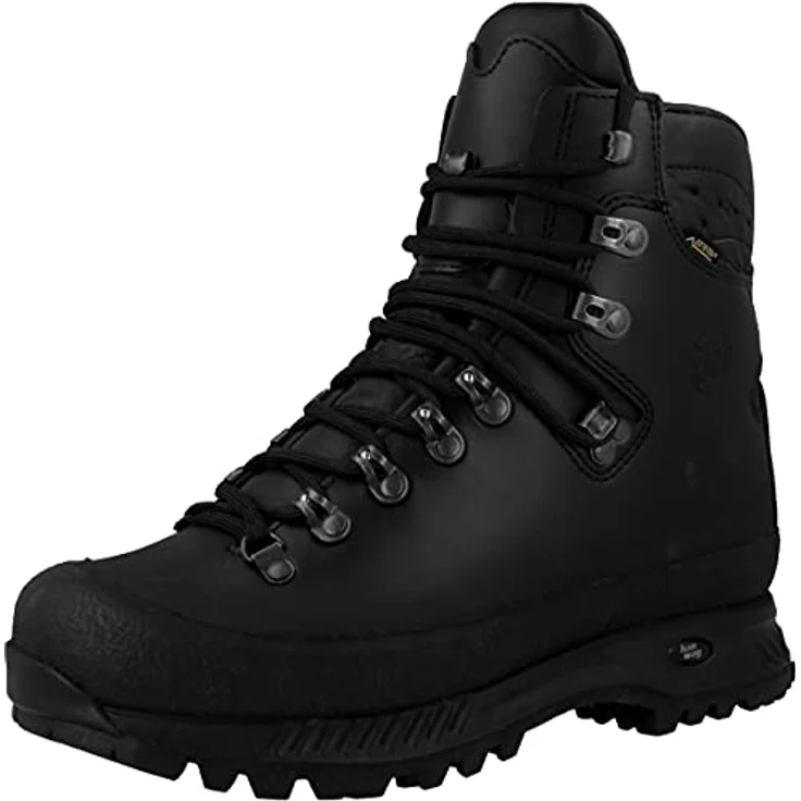 HanWag Alaska GTX, Herren Wanderstiefel in Schwarz, Größe 9.5, GORE-TEX Futter, knöchelhohe Konstruktion – Bild 4