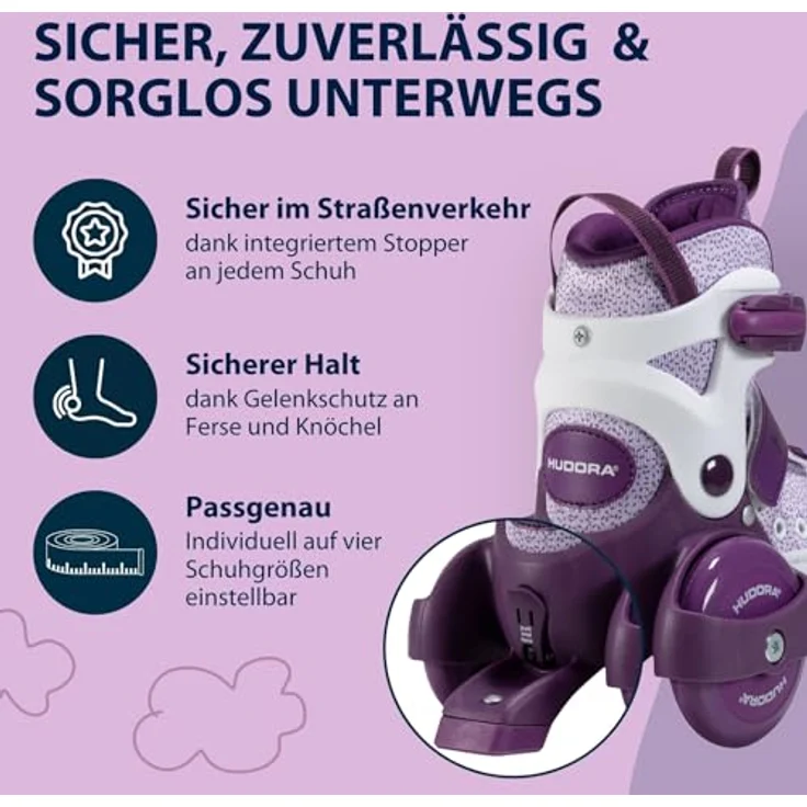 Hudora, Rollschuhe, (30, 31, 32, 33) – Bild 5