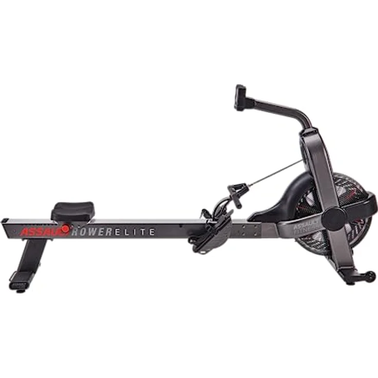 Assault Fitness Rudergerät, Integrierte Transportrollen und Handgriff, Digitales Konsolen-Display, Umweltfreundlich, Ergonomischer Sitz – Bild 3