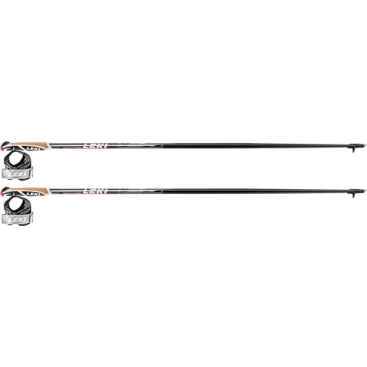 Leki Wanderstöcke, 110 cm mit Trigger Shark Schlaufe, Kork-Griffen und 100% Carbon Composite Rohren