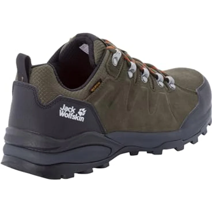 Jack Wolfskin REFUGIO TEXAPORE LOW M, wasserdichter Herren-Wanderschuh mit TEXAPORE-Membran und profilierten Gummisohlen – Bild 6