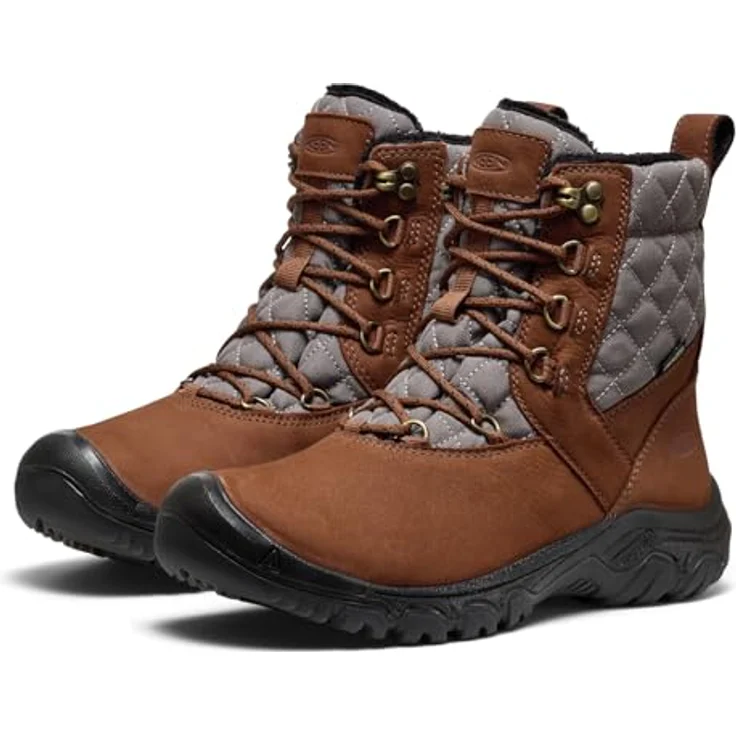 Keen Damen Greta II WP Winterstiefel, knöchelhoch, wasserdicht, bison, Größe 39.5 – Bild 5