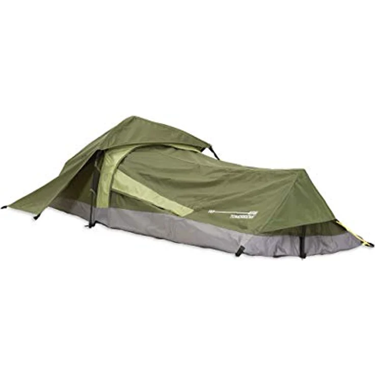 Lumaland Where Tomorrow Solo-Zelt Pop Up Wurfzelt 1-Personen-Zelt - Ultraleicht, kleines Packmaß, wasserdicht, robust - Grün – Bild 1