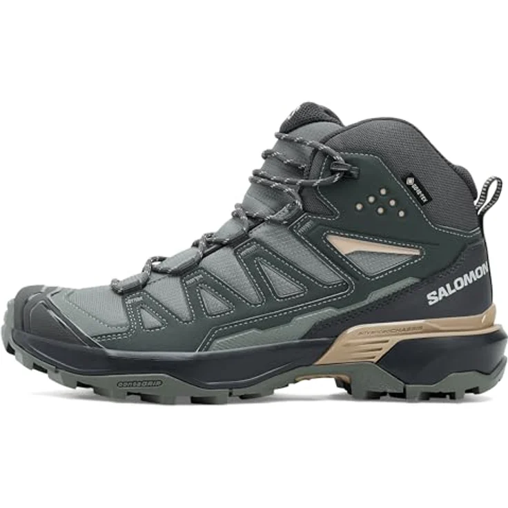 Salomon X Ultra 360 MID GTX W, Wanderschuhe in Grün, Größe EUR 39.5, Synthetik/Textil – Bild 4