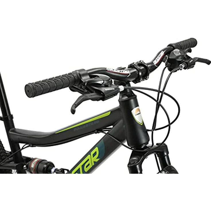 BIKESTAR Fully Mountainbike 26 Zoll | 15 Zoll Rahmen, 21 Gang Shimano Schaltung, Scheibenbremse | Schwarz – Bild 8