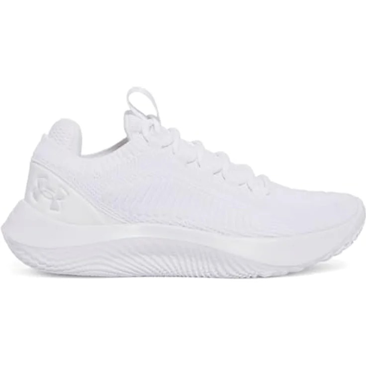 Under Armour UA Dynamic 2, Damen Laufschuhe mit reaktionsfreudiger Dämpfung und stabilem Halt, Weiss, Größe 38.5 – Bild 1