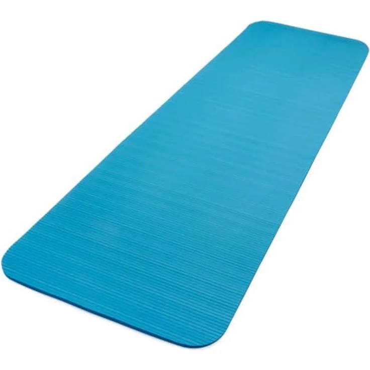 Reebok Training Mat - 10mm - Blue, Yogamatte mit geriffelter Unterlage für stabiles Bodentraining – Bild 3