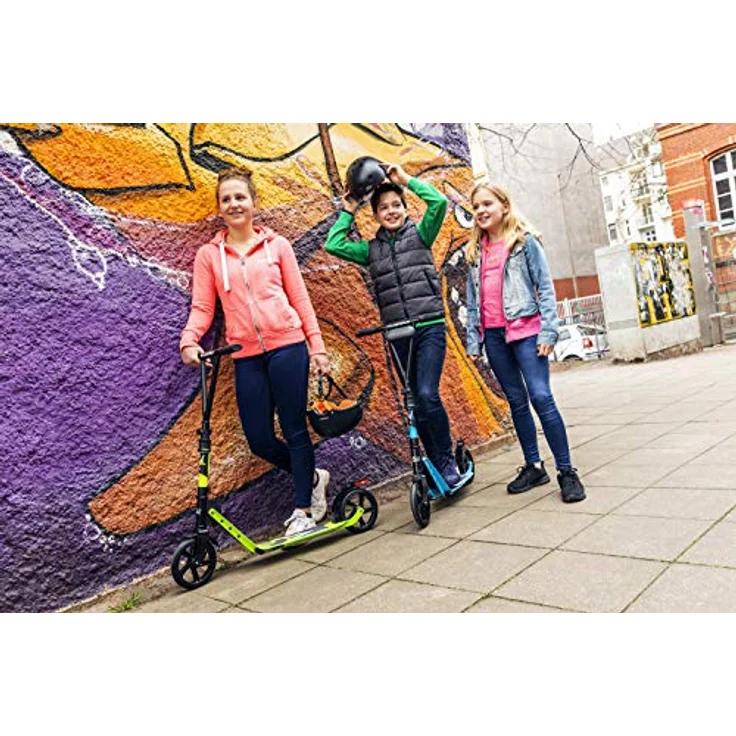 HUDORA 84103 - Skateboard-Helm, Scooter-Helm anthrazit, Gr. 51-55, mit stoßsicherem ABS und 11 Air-Vent-Belüftungslöchern – Bild 4