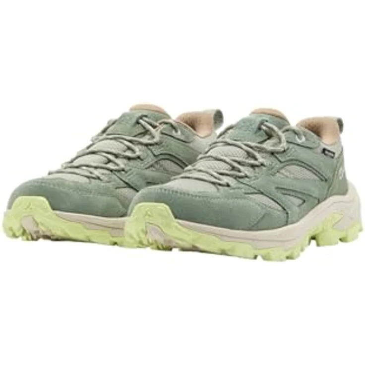 Jack Wolfskin Vojo Tour Texapore Low W, Damen Wanderschuhe mit wasserdichtem Wetterschutz, Grün – Bild 4