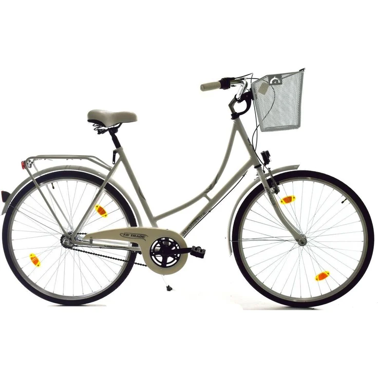 Ty-Trade 28 Zoll Damen City Holland Fahrrad Rad Bike 3 GANG NEXUS Enur Weiß mit 3 Gang Nexus Shimano Nabenschaltung und Rücktrittbremse