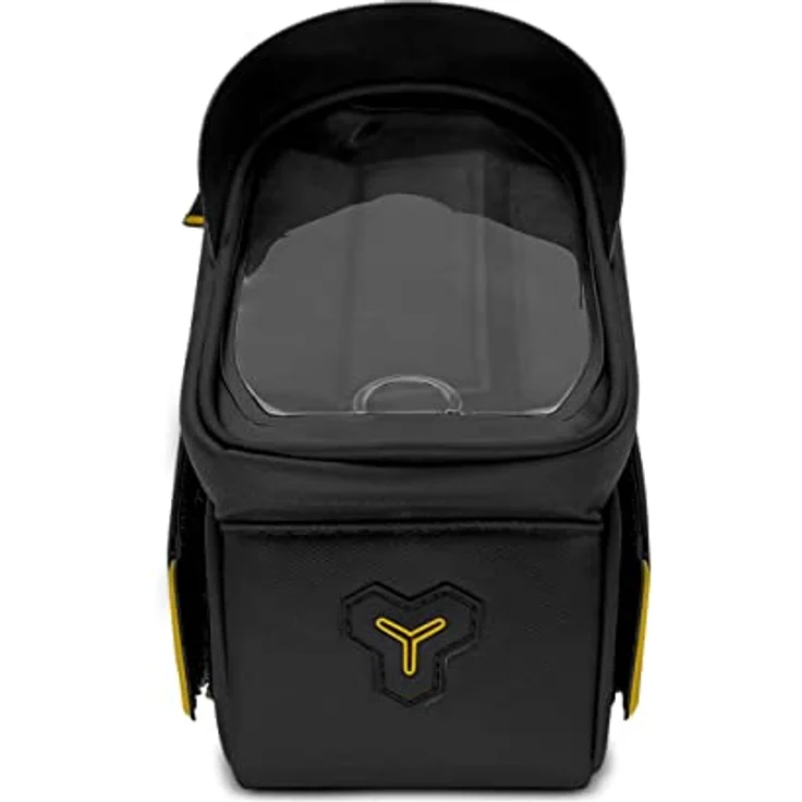 Wozinsky WBB25BK Fahrradtasche, rahmenmontierte, wasserdichte Tasche für Fahrräder, 2L, schwarz, mit Handyhalterung und Kopfhöreranschluss – Bild 3