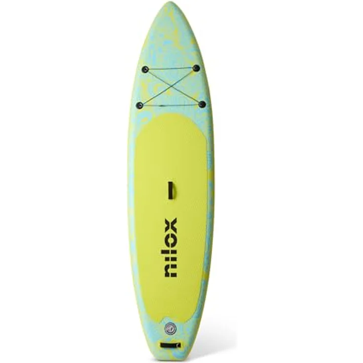 Nilox Wai Sup StandUpPaddle, 3-Finnen-Board in limonengrün mit ansprechendem Design und hoher Leistung – Bild 1