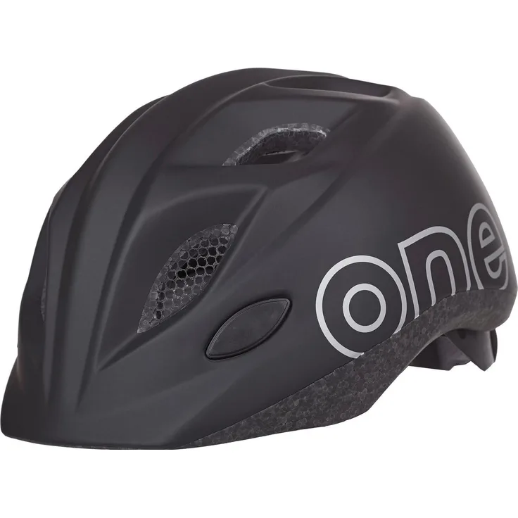 bobike Kinderhelm One Plus, Velohelm (46 - 53 cm) mit In-Mold-Konstruktion, 10 Belüftungsöffnungen und reflektierender Applikation, grau