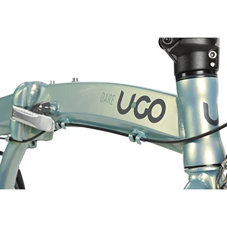 U.GO Unisex-Adult Dare i3 Klappräder, Grun, Uni - Aluminiumrahmen, Shimano Nexus 3-speed, Alpine Green – Bild 3