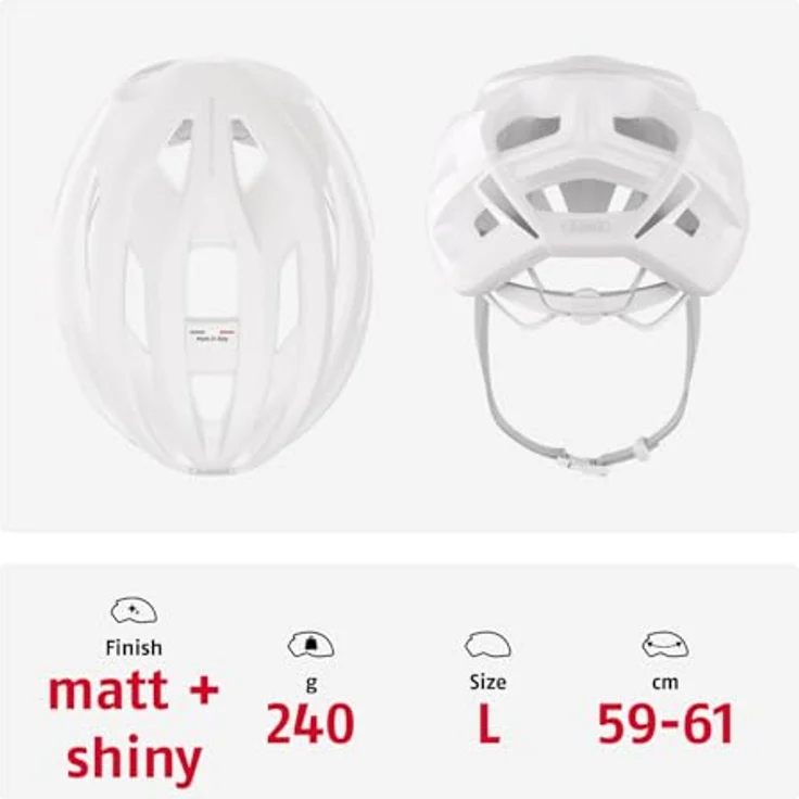 Abus StormChaser Ace, leichter Roadhelm für Schnelligkeit, 57-61 cm, optimierte Belüftung – Bild 3