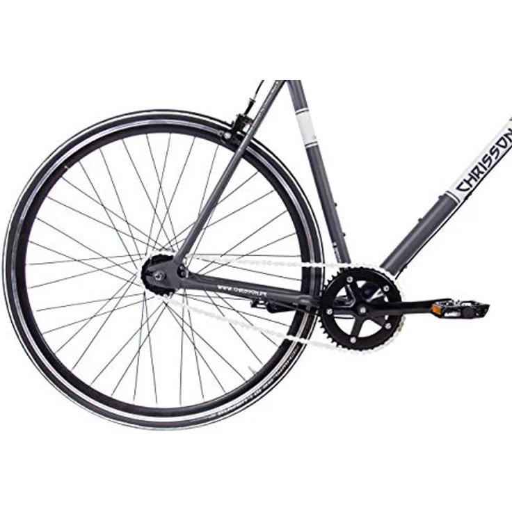 Chrisson Vintage Road N7, 28 Zoll Urbanbike mit 7G Shimano Nexus, grau matt, 59 cm – Bild 4
