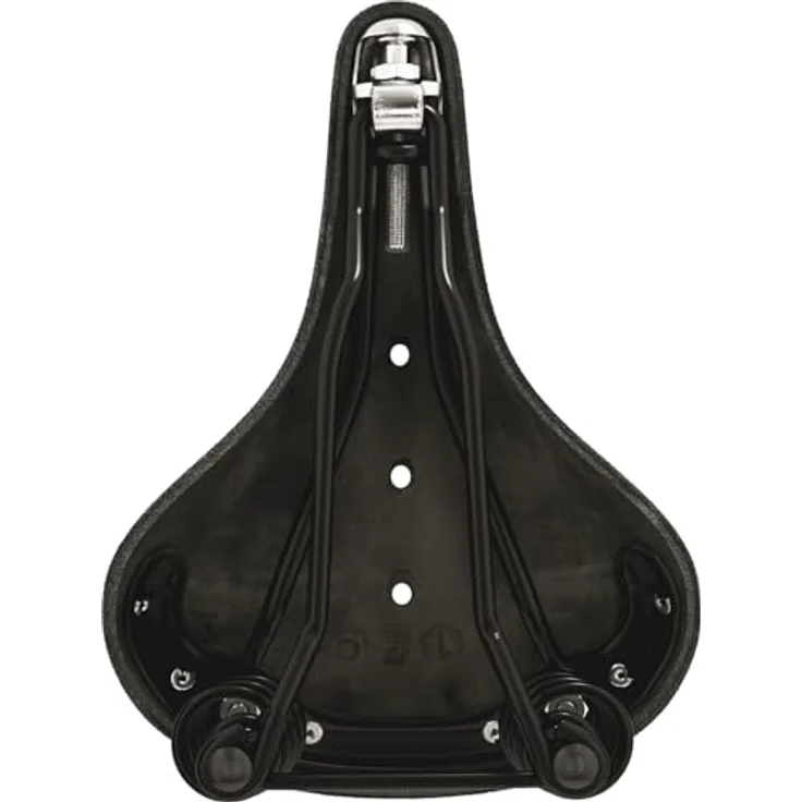 Brooks England Flyer, Velosattel mit klassischen Ledersattelform und vorerweichter Satteldecke, schwarz – Bild 3