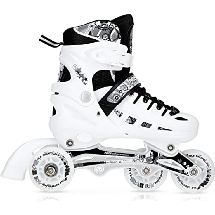 Nils NH10905, Inline Skates mit leuchtenden Rädern und multifunktionalem Befestigungssystem, Größe 40 – Bild 5