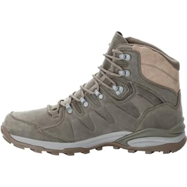 Jack Wolfskin REFUGIO PRIME TEXAPORE MID M, Wasserdichter Trekkingschuh aus geöltem Nubukleder für Herren – Bild 4