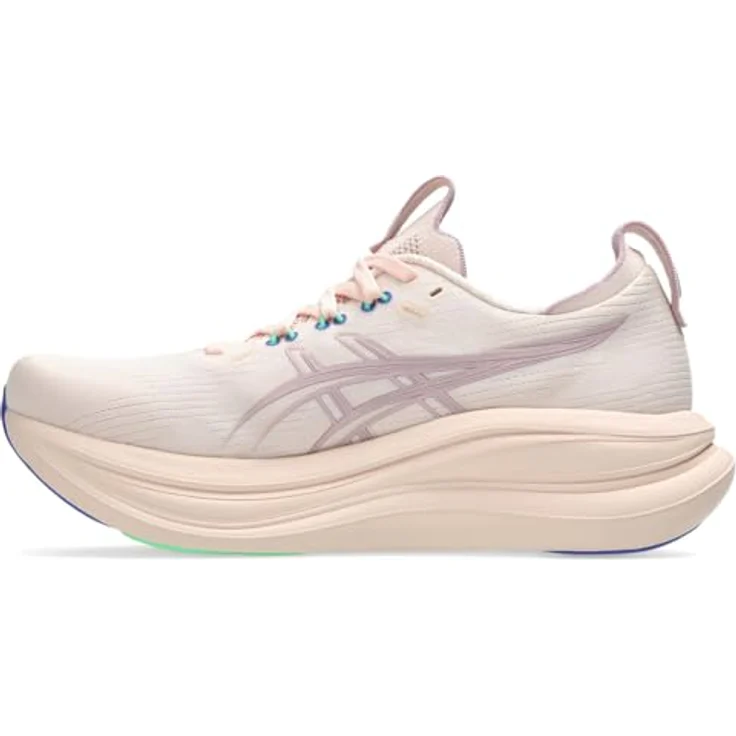 ASICS Performance Gel-Nimbus 28, Damen Laufschuhe mit FF BLAST PLUS Dämpfung und PureGEL Technologie, Rosa, Größe 43.5 – Bild 4
