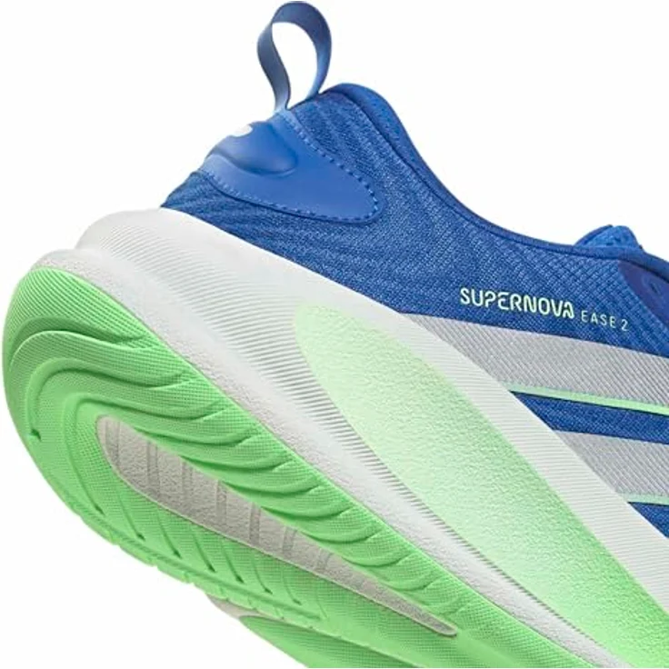 adidas Supernova Ease 2, Laufschuhe für Herren mit Dreamstrike Zwischensohle und Gummiaußensohle, grau mit Printdetails – Bild 6