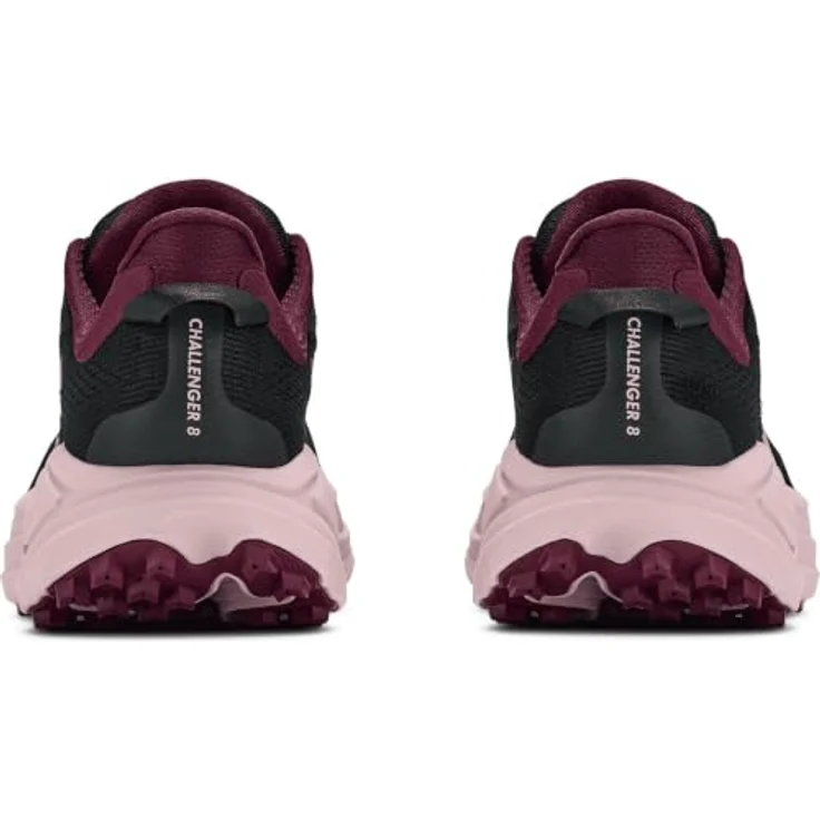 HOKA One One W Challenger 8, Damen Trailschuhe in Schwarz/Pink Opal, Größe 38 2/3 – Bild 5