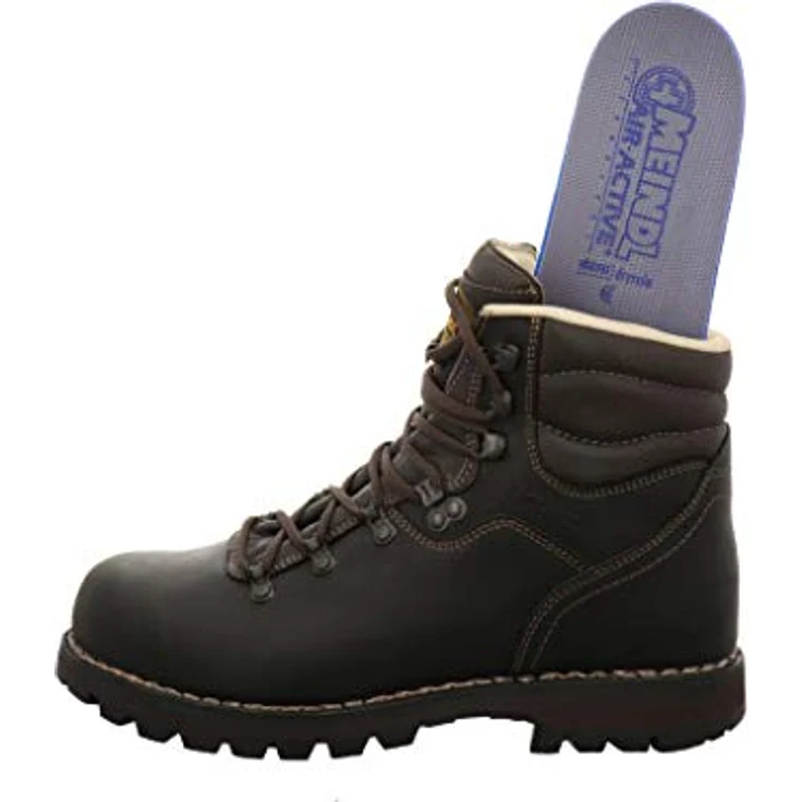 Meindl Herren Wanderschuhe, robuste Outdoorschuhe aus hochwertigem Leder, Größe 44, braun – Bild 6