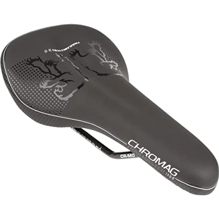 Chromag Trailmaster DT, Velosattel für MTB mit synthetischem Oberbezug, 140 mm breit, 305 g – Bild 2