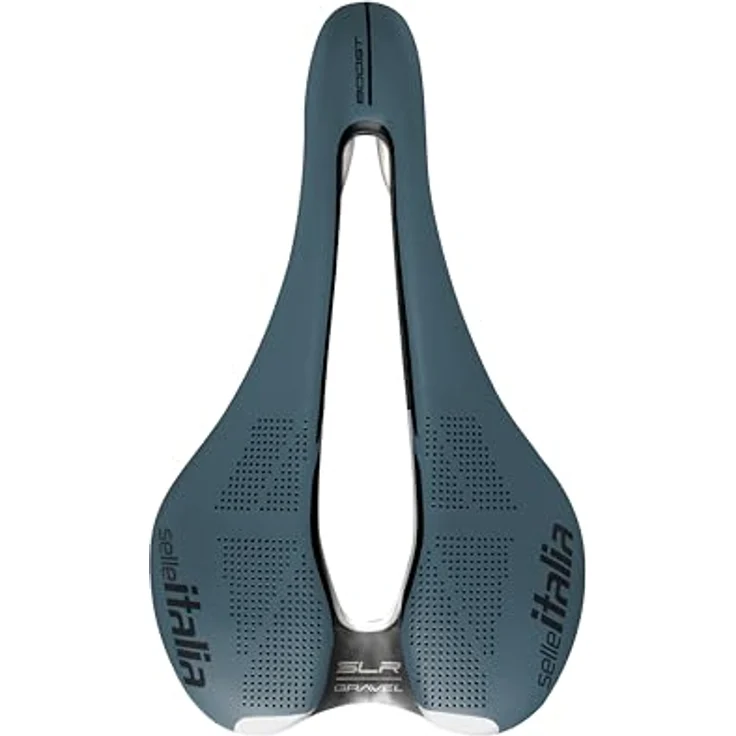 Selle Italia SLR Boost Gravel Superflow, Velosattel mit Light Gel Polsterung und Hi-Viz-Einsätzen – Bild 2
