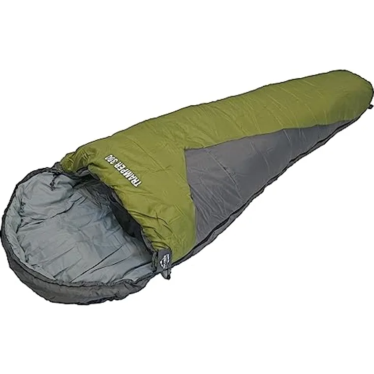 Explorer Mumienschlafsack Tramper 300 - 4 Jahreszeiten Schlafsack für Wandern, Camping und Bergsteigen - Kompakt, leicht, angenehmes Material - blau
