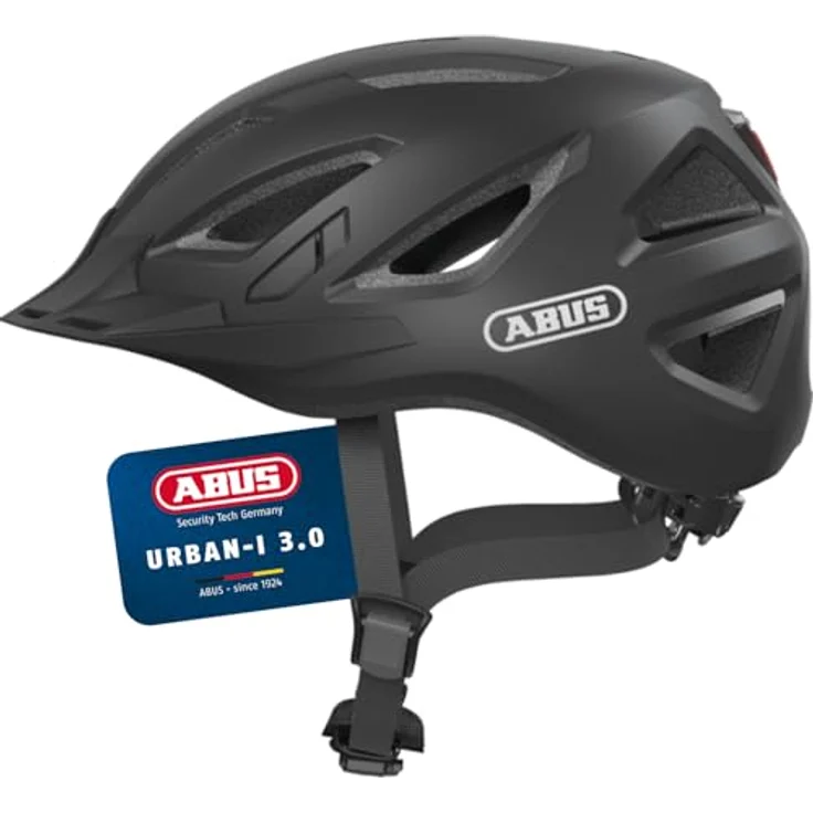 Abus Helm Urban-I 3. 0 - Velvet Black 51 - 55 cm – Bild 2