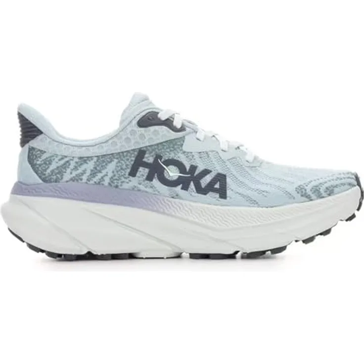 Hoka One One W Challenger ATR 7, Trailrunning Laufschuh mit optimaler Passform und Traktion, Blau, Größe 38.5