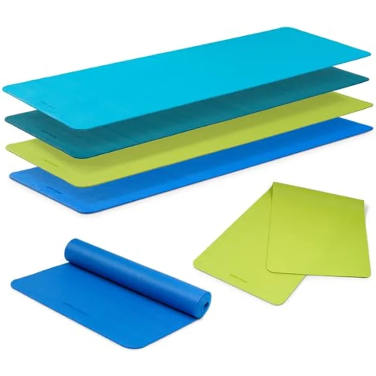 Sport-Thieme Yogamatte Classic, rutschfest und hautfreundlich, olivgrün, 5 mm dick