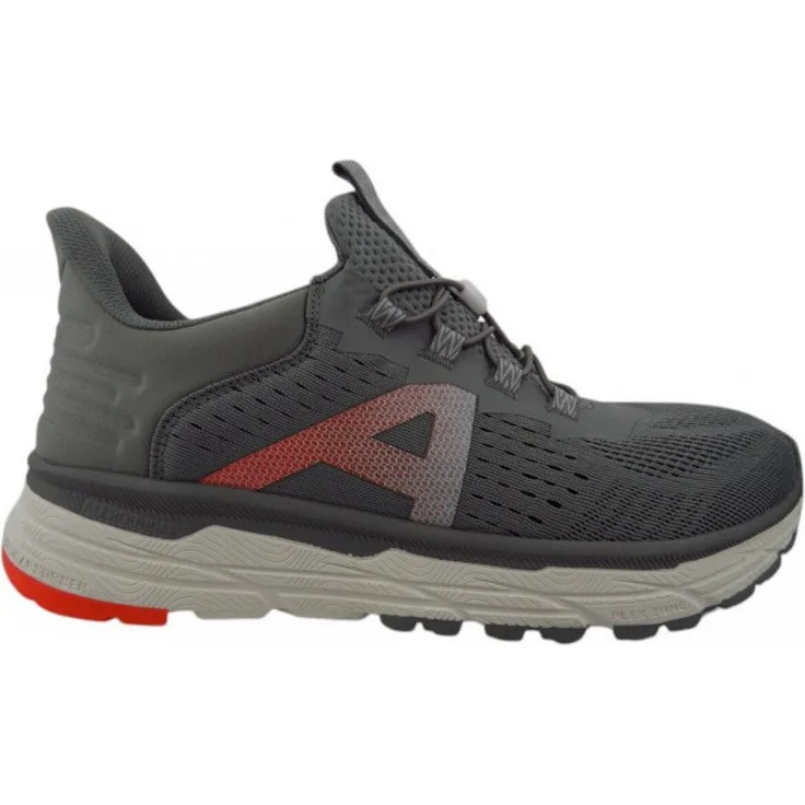 Mephisto Allrounder Acadius ciment 05 Herren Laufschuh, grau, Größe 11, Synthetik-Obermaterial, Schnürverschluss, Gummisohle