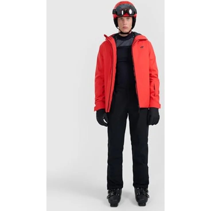 4F Skijacke K2609, Rote Herren-Skijacke Größe M – Bild 2