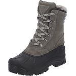 CMP Campagnolo Kinos WP, Herren Wanderschuhe mit Nubukleder, wasserdicht und warmem Fleecefutter, Grau, Größe 42