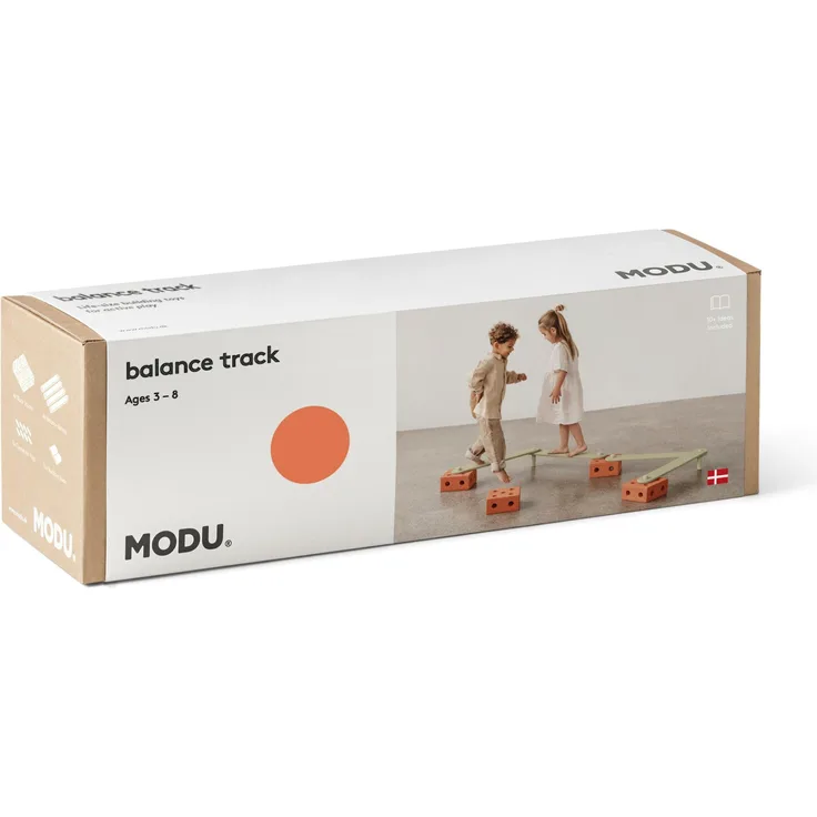 Modu Balance Trainer Set, FSC-zertifiziertes Birkenholz, vielfältige Balancebahnen für Kinder ab 3 Jahren